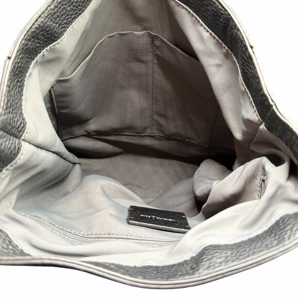 Treasure & Bond Black Pebbled Leather Convertible Backpack Tote Bag main image 15